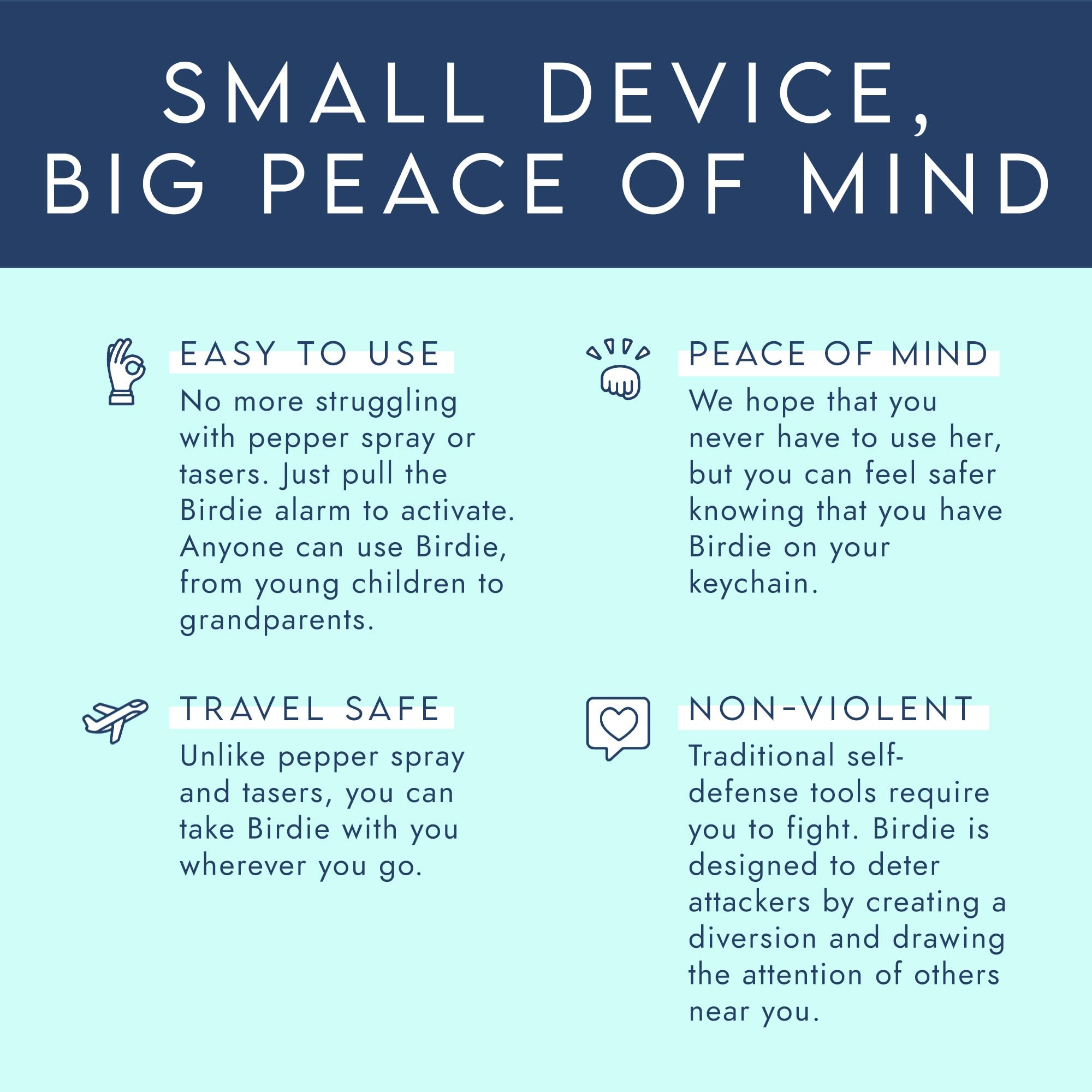 She’s Birdie luz estroboscópica encendida, visibilidad adicional nocturna