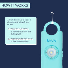 She’s Birdie primer plano del acabado resistente y diseño cómodo al portar