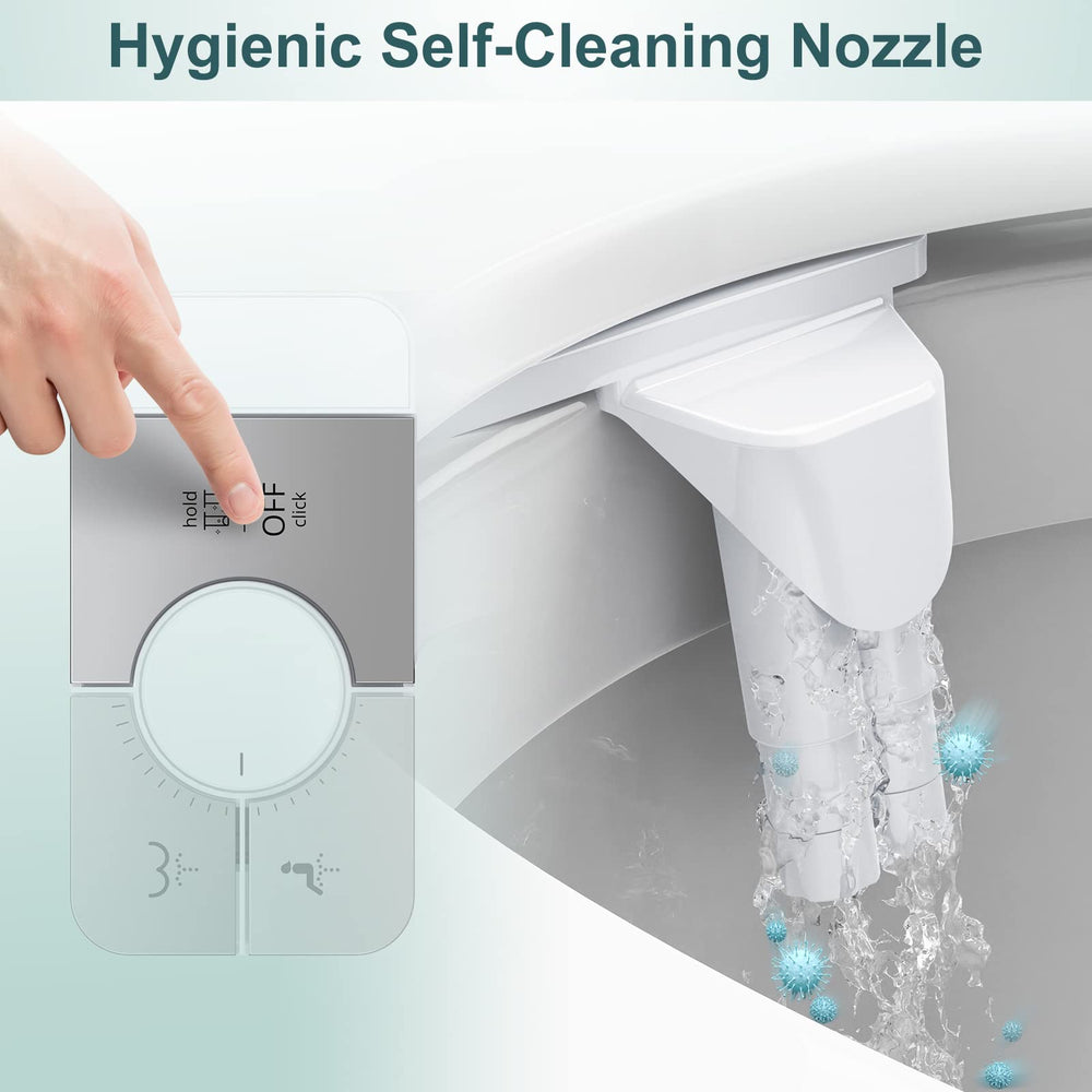Shikitek close-up de boquillas duales mostrando limpieza precisa