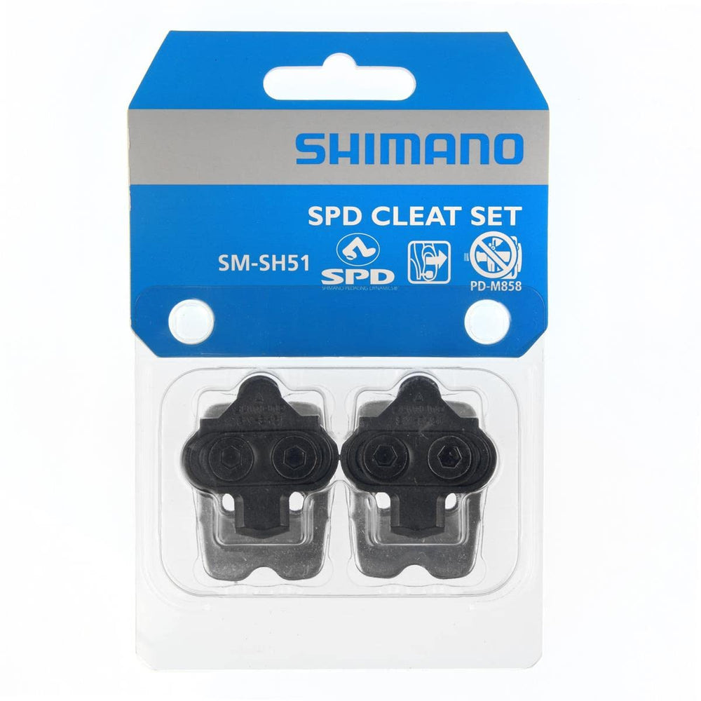 SHIMANO paquete frontal con calas SM-SH51 y llave 4 mm, instalación rápida