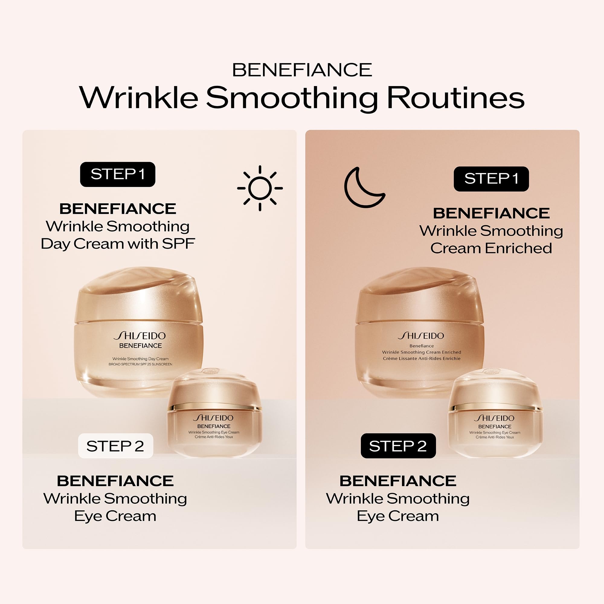 Shiseido Benefiance primer plano de la crema resaltando su acabado no graso
