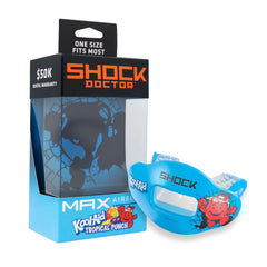 Shock Doctor frente del empaque mostrando diseño y sabores beneficioso