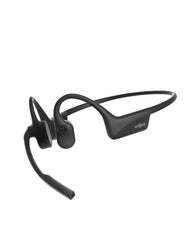 SHOKZ OpenComm2 frente mostrando diseño abierto y ligereza