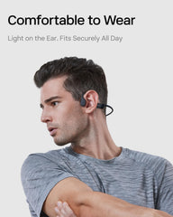 SHOKZ auriculares en uso por un corredor para mayor seguridad