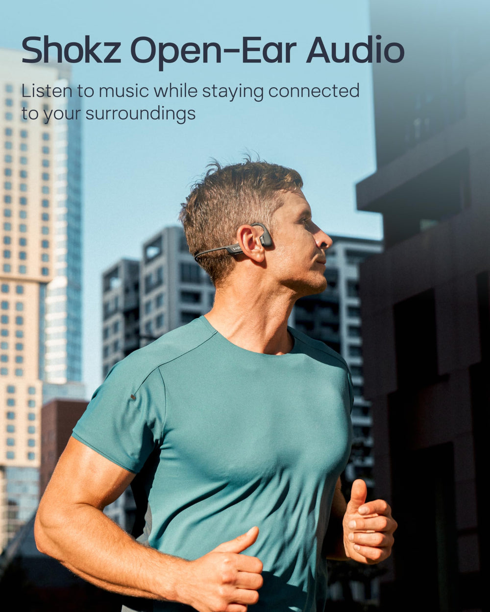 SHOKZ OpenRun Pro 2 con estuche y accesorios para transporte fácil