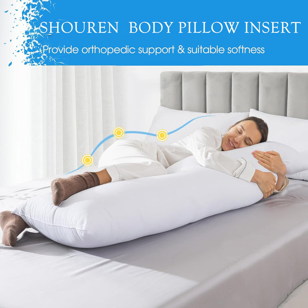 SHOUREN almohada en uso para soporte abdominal durante embarazo