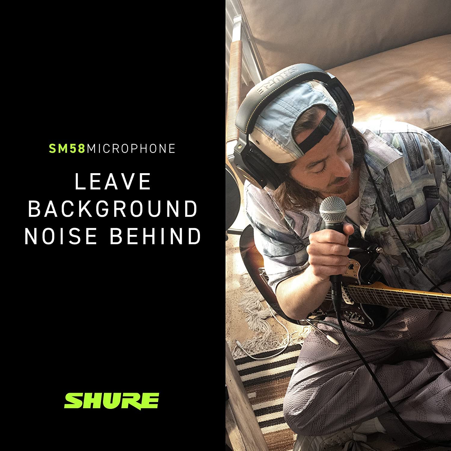 Shure SM58 Pro con funda y soporte como pack de presentación completo