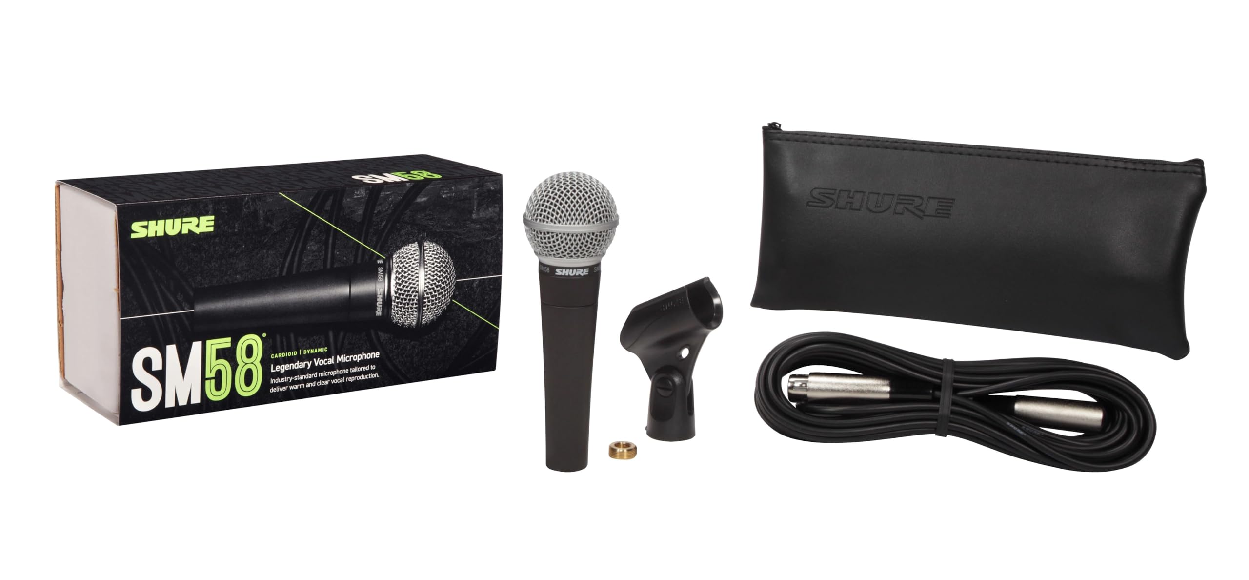 Shure SM58 detalle de la grilla que reduce pops y viento