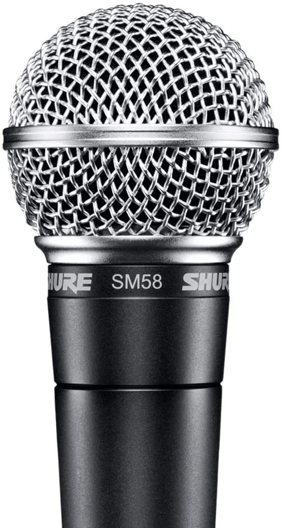 Shure SM58 Pro detalle de textura metálica que evidencia durabilidad