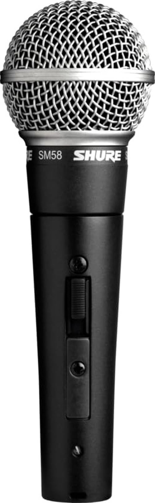 Shure SM58S Pro frontal mostrando diseño robusto y claridad vocal