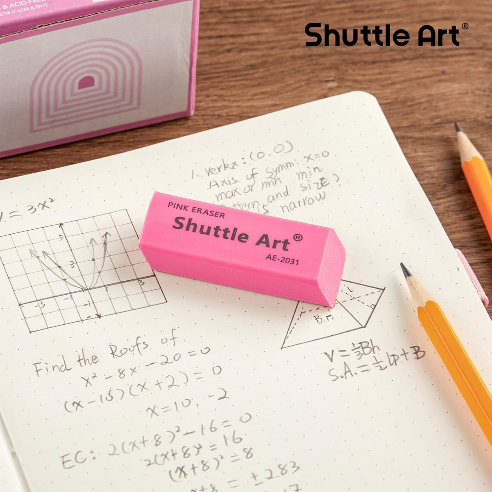 Shuttle Art borrador en mano borrando, control cómodo y seguro