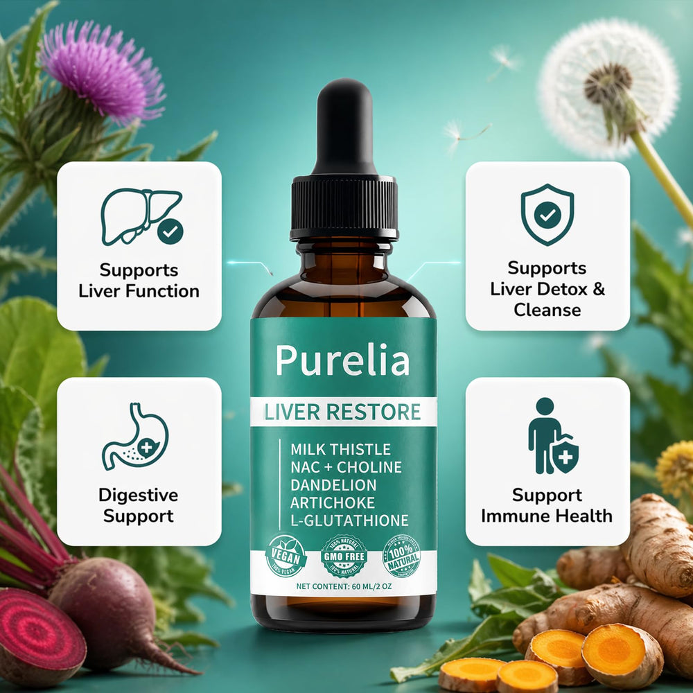 Shwfhi Purelia ingredientes cardo mariano y diente de león, apoyo natural