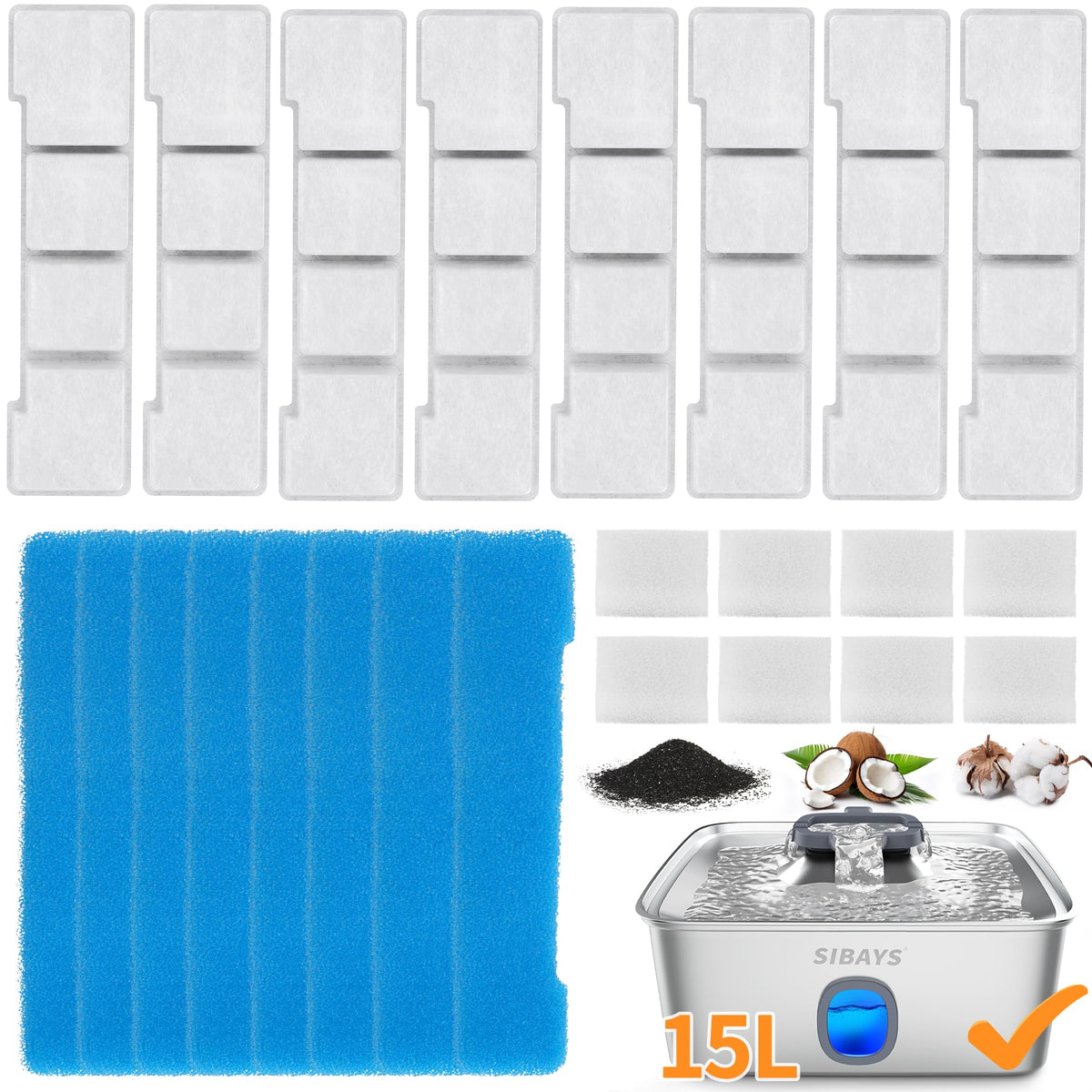 SIBAYS filtro frontal empaquetado mostrando protección y facilidad de reemplazo