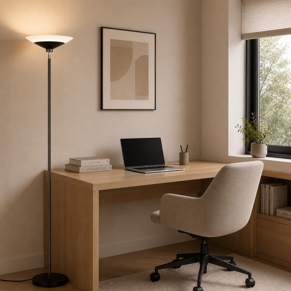 SIBRILLE comparación de tamaño junto a muebles para referencia de escala