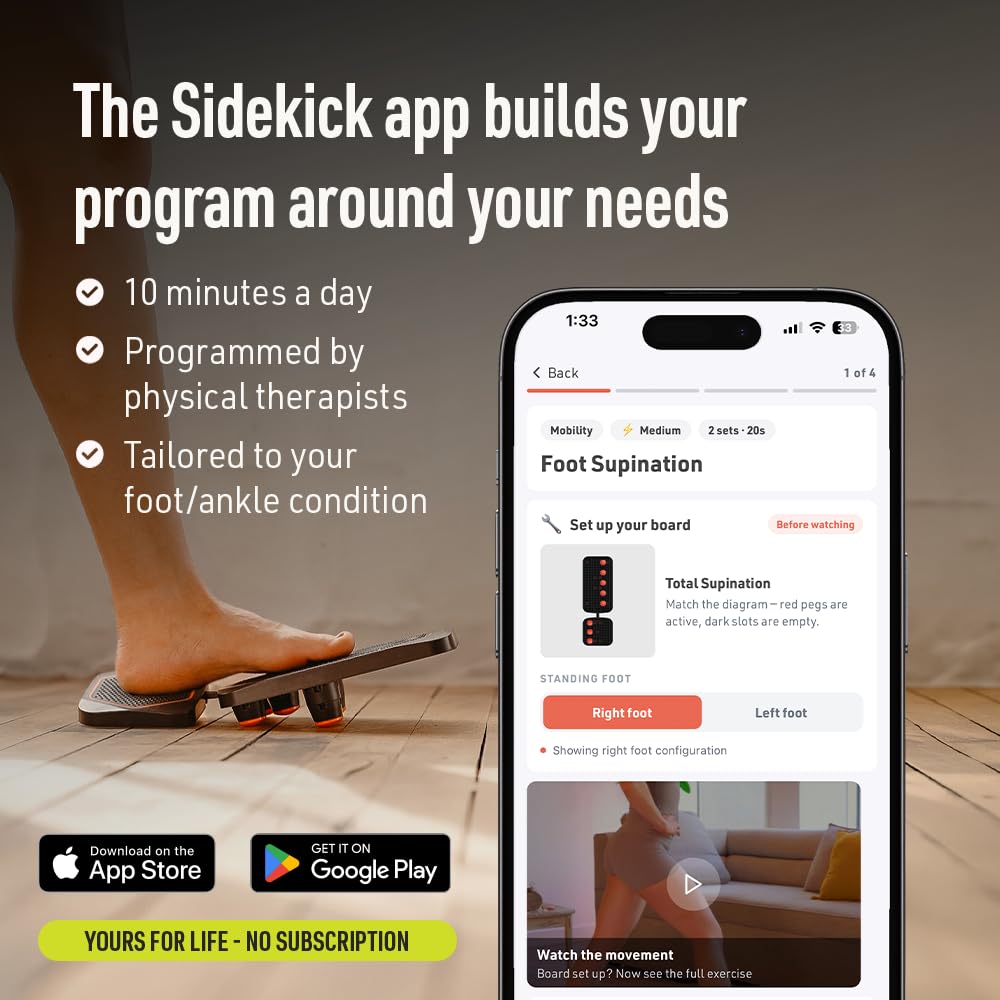 Detalle de la superficie antideslizante de SIDEKICK AxisBoard para apoyo seguro