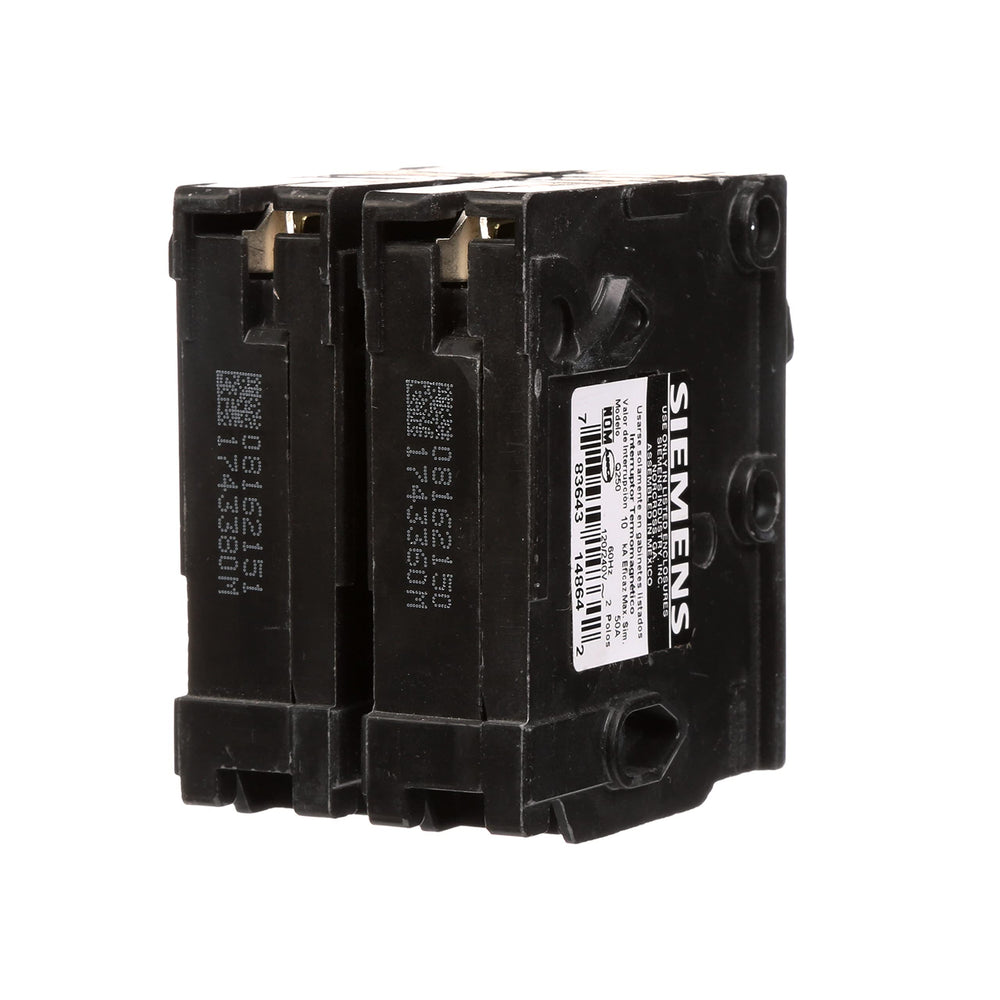 SIEMENS Q250 junto a una regla para comparar tamaño y facilidad de instalación