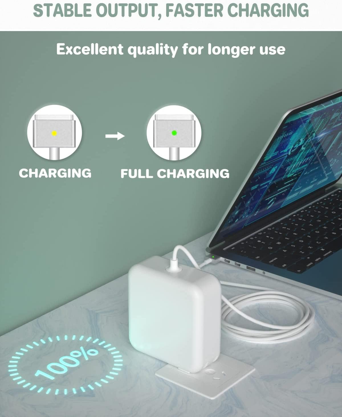 SiliconV detalle del cable y acabado, durabilidad para uso diario