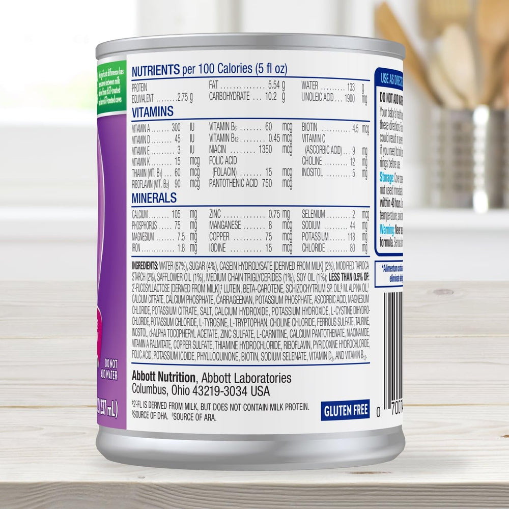 Similac Alimentum etiqueta con ingredientes y beneficios claros