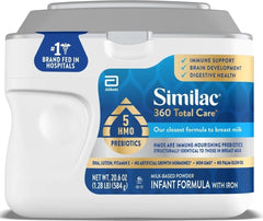Similac lata frontal 360 Total Care mostrando marca y beneficio nutricional