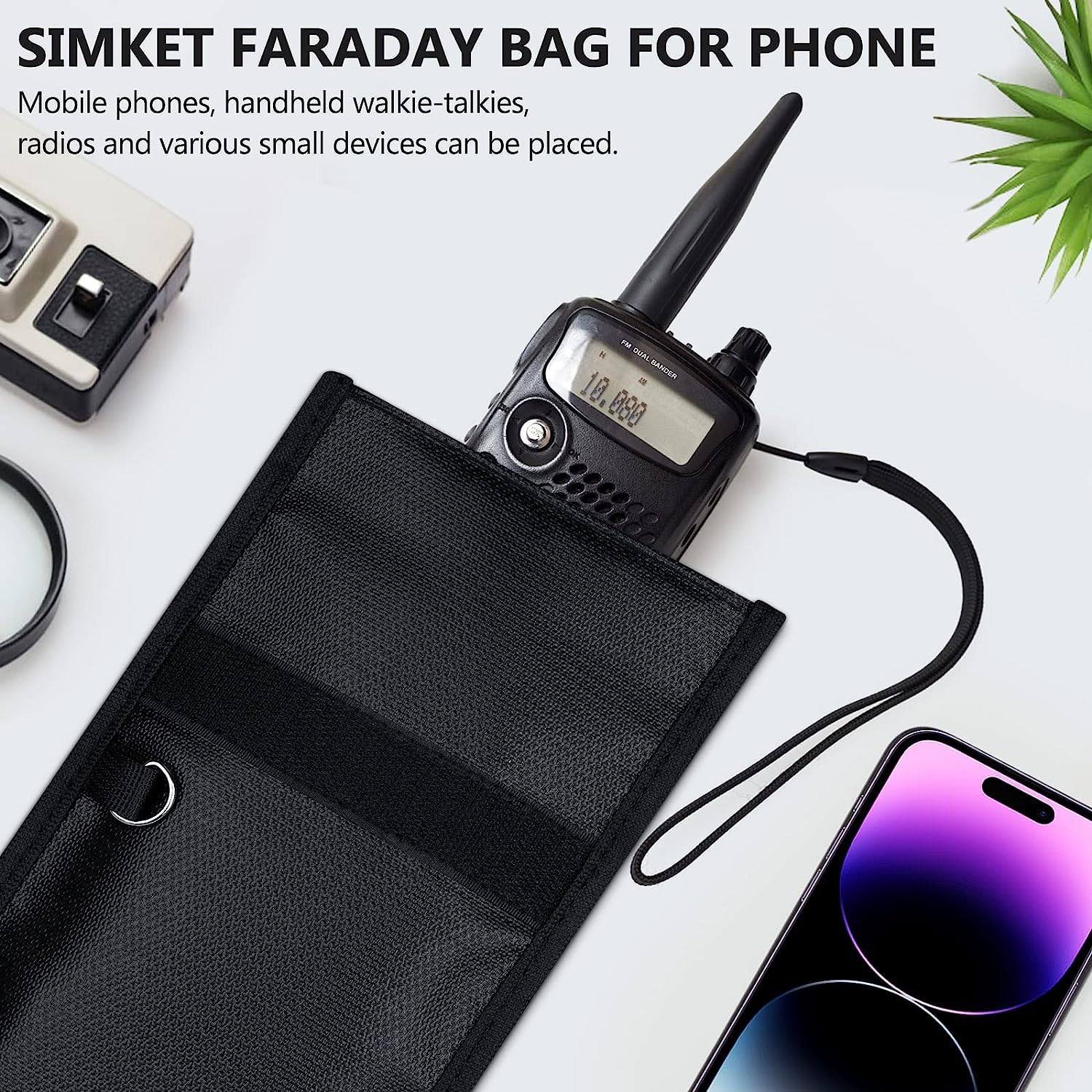 Simket pack de dos fundas listo para viajes y seguridad