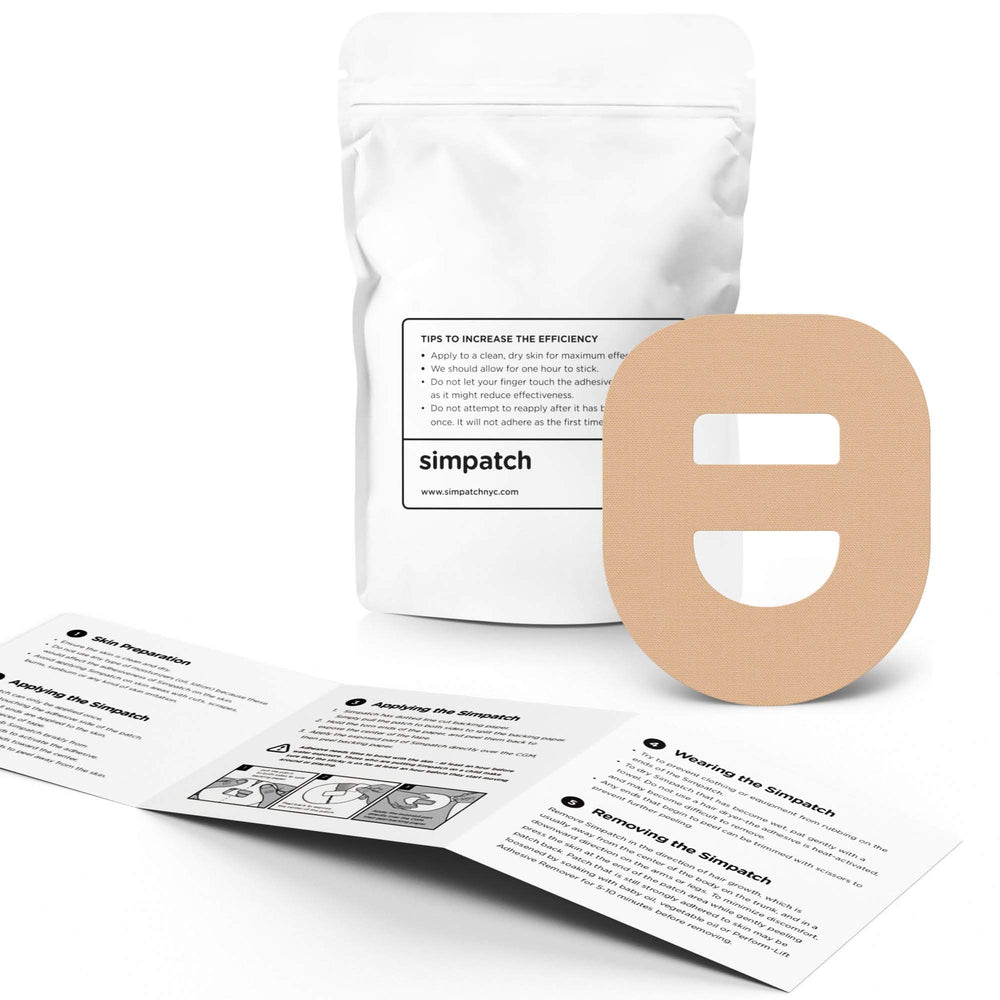 SIMPATCH textura del material transpirable que evita levantamientos por sudor