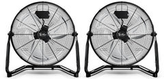 Simple Deluxe vista frontal del ventilador 20" con potente flujo de aire