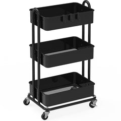 Simple Houseware vista frontal del carrito, almacenamiento resistente y visible