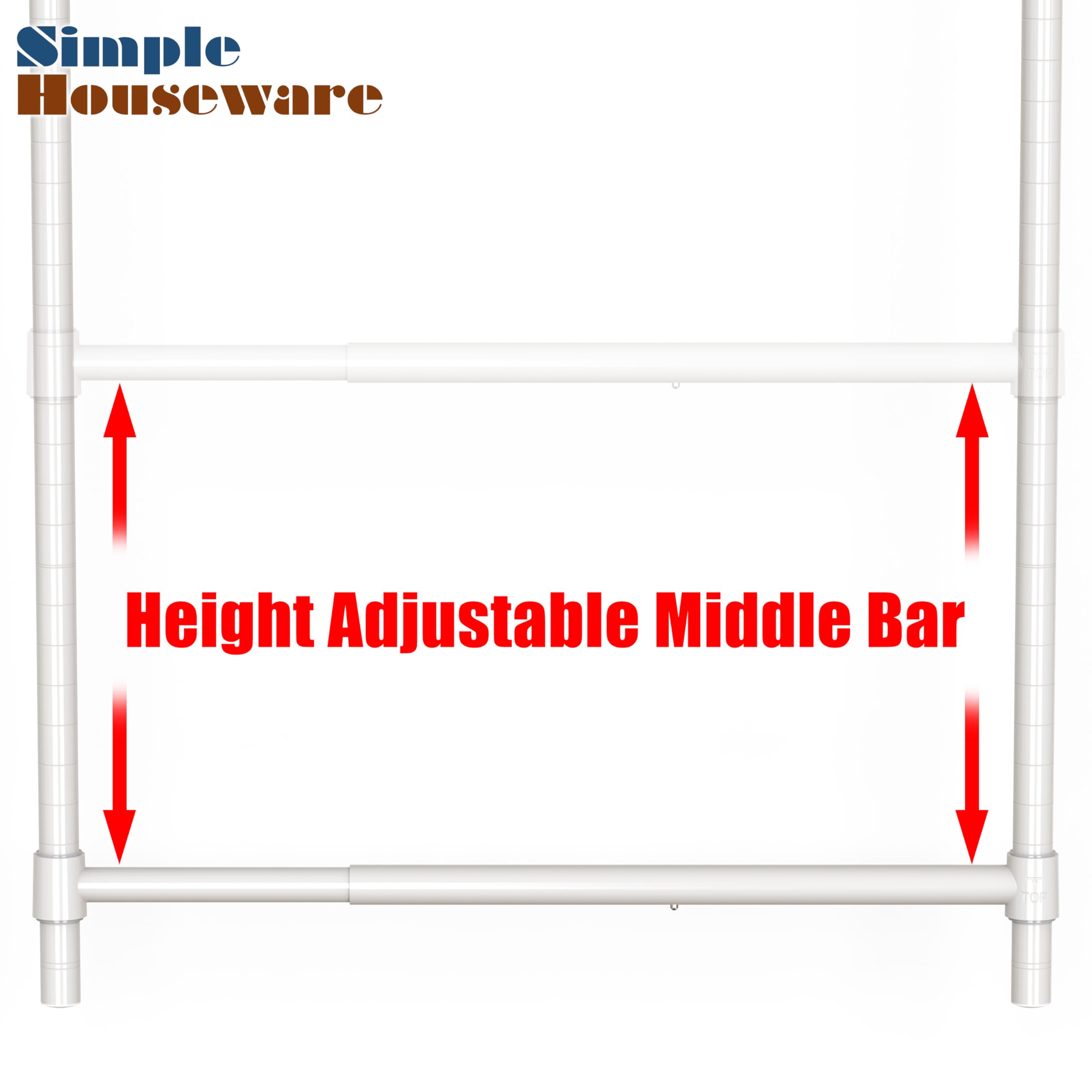 Simple Houseware comparación de tamaño con medidas para ajuste preciso