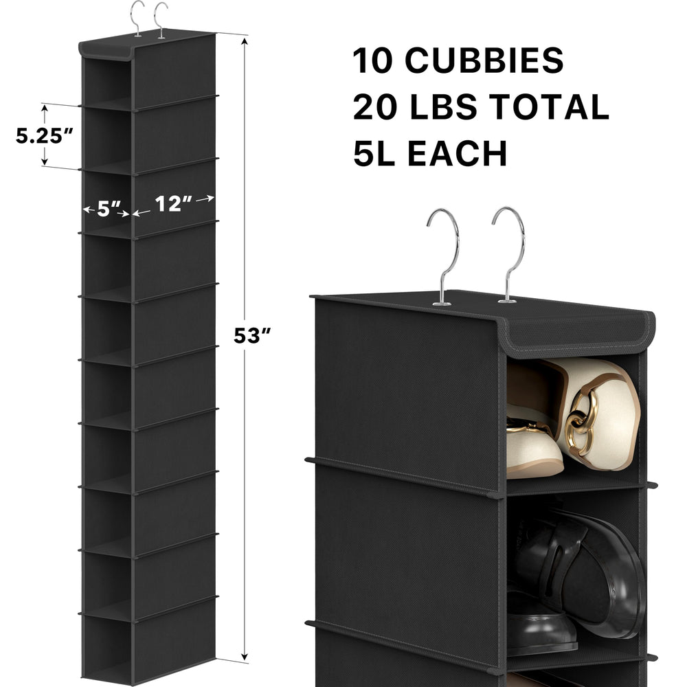 Simple Houseware detalle de ganchos metálicos seguros para barra de armario
