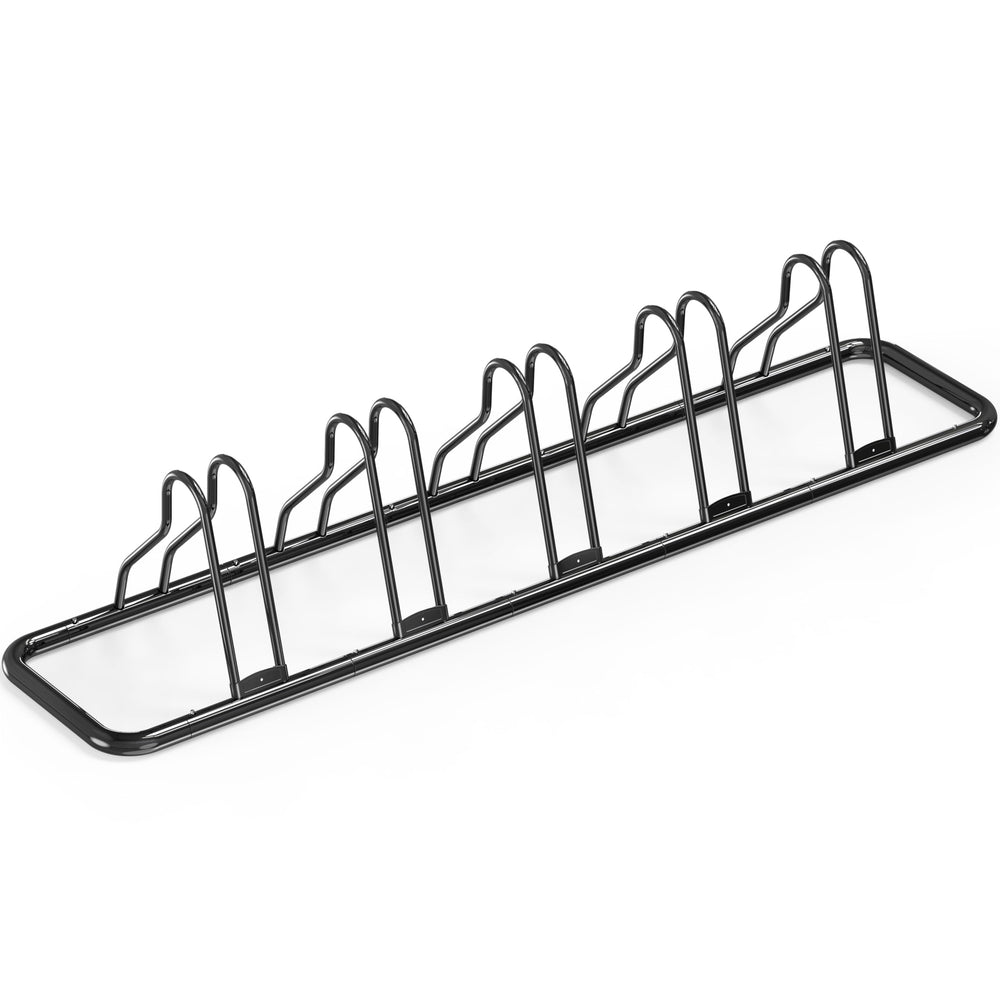 Simple Houseware vista frontal del soporte 5 bicicletas, organiza eficientemente