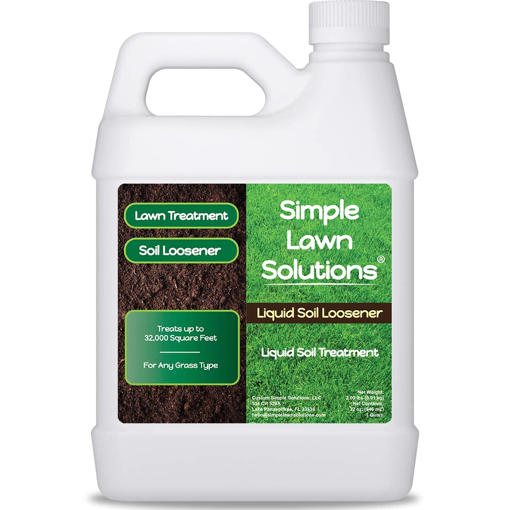 Simple Lawn Solutions botella frontal mostrando etiqueta clara y uso rápido
