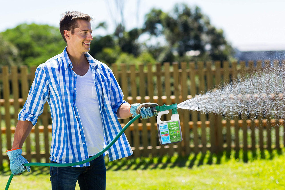 Simple Lawn Solutions ingredientes naturales algas y emulsión de pescado para nutrición