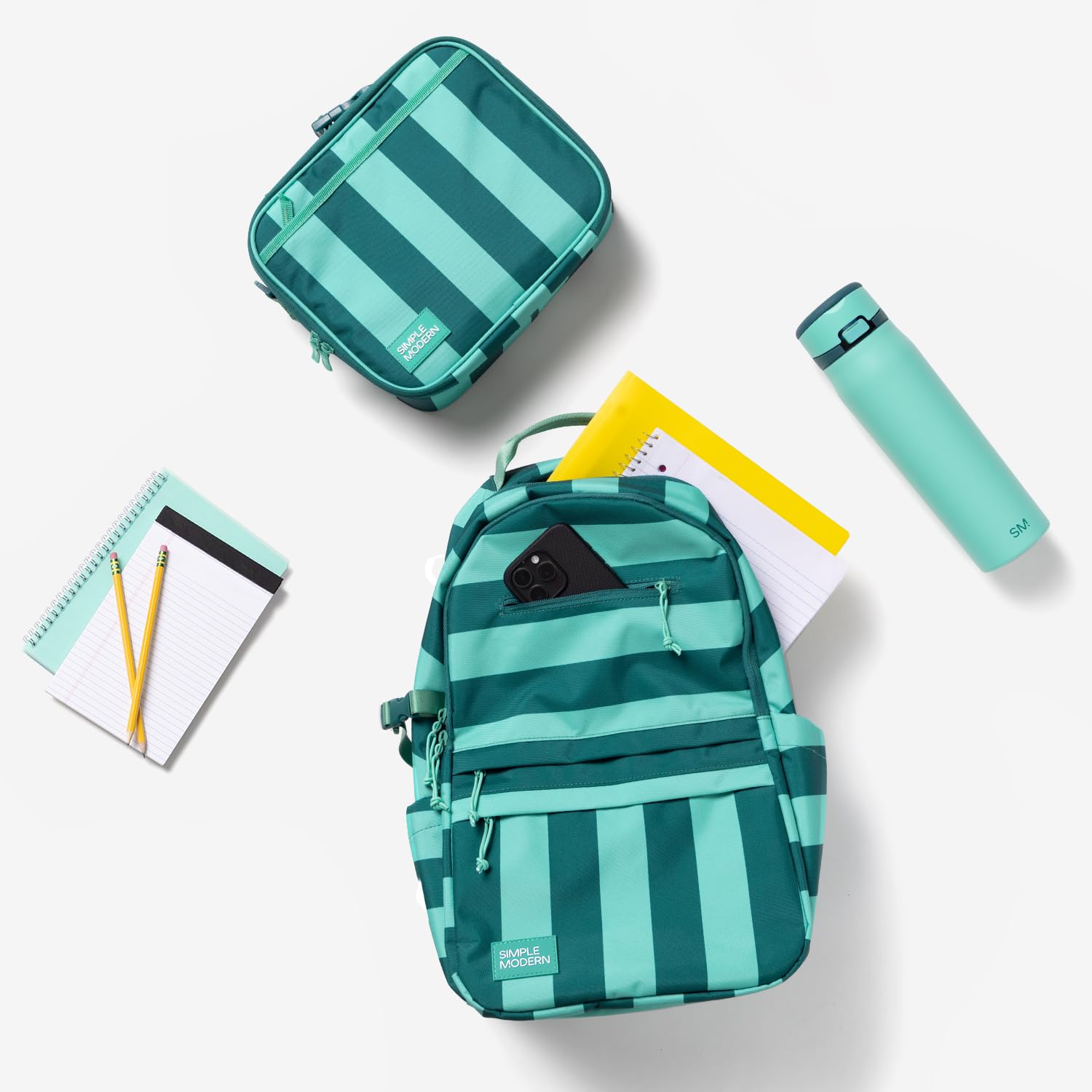 Simple Modern Hadley etiqueta que muestra poliéster seguro para alimentos