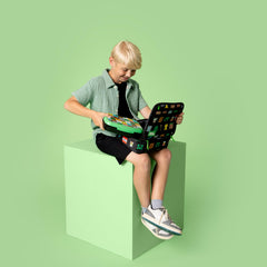 Simple Modern lonchera Minecraft comparada con mochila para visualizar tamaño