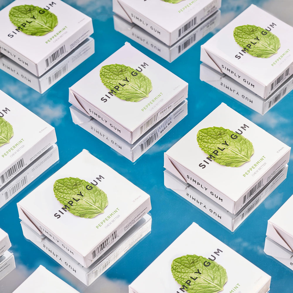 SIMPLY Gum taller de producción en USA enfatizando fabricación local