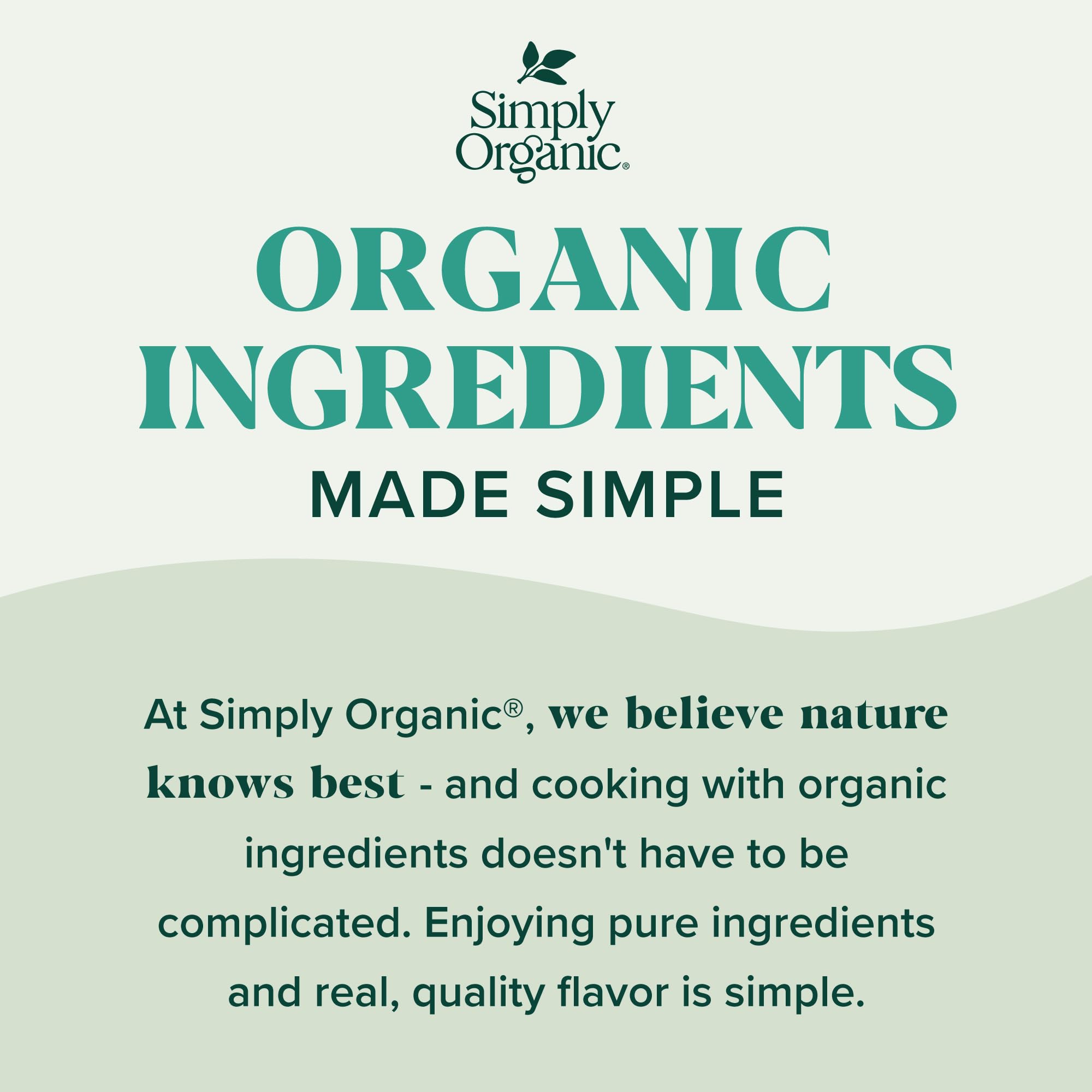 Simply Organic frasco en cocina mostrando uso cotidiano