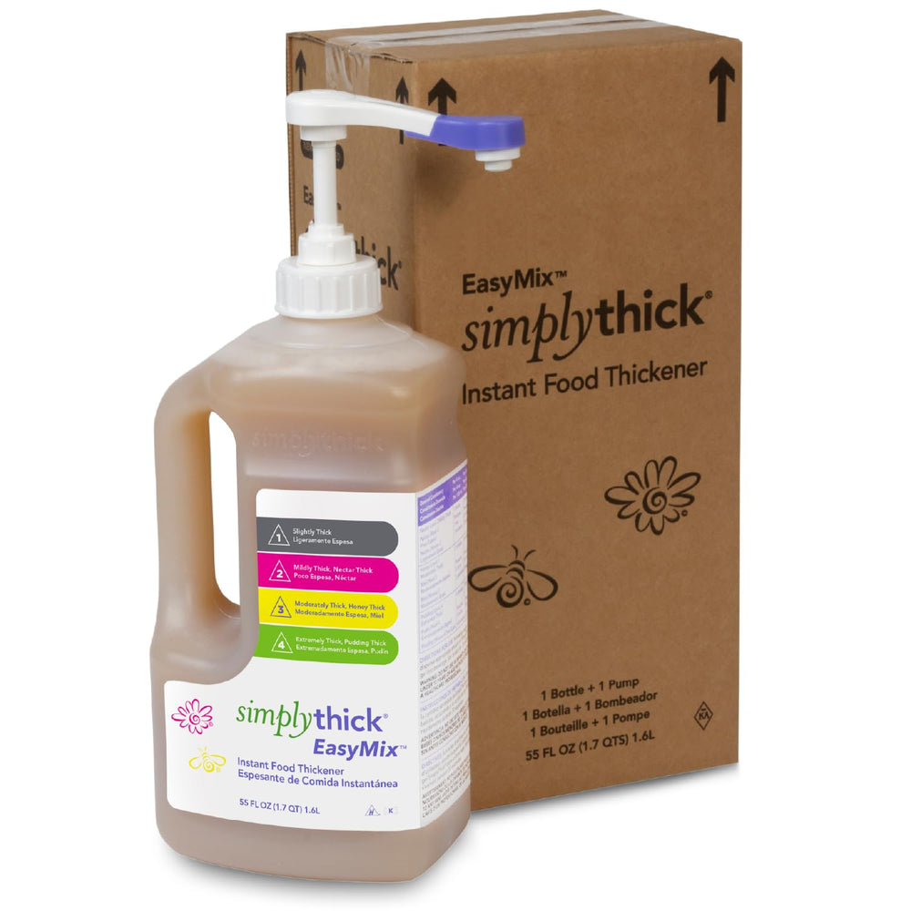 SimplyThick detalle de la bomba para dosificar con precisión y rapidez