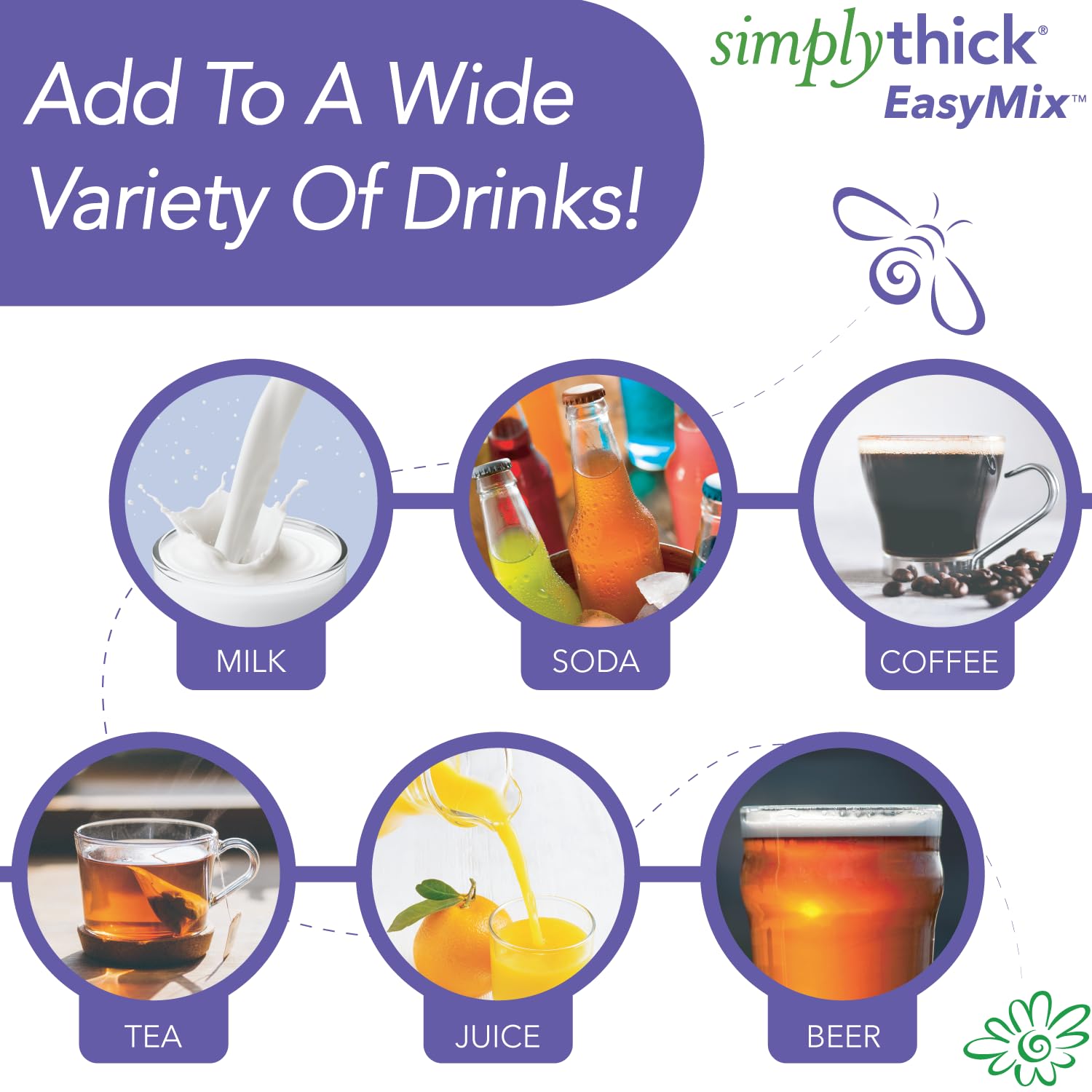 Simply Thick detalle de etiqueta con certificaciones IDDSI y dietas