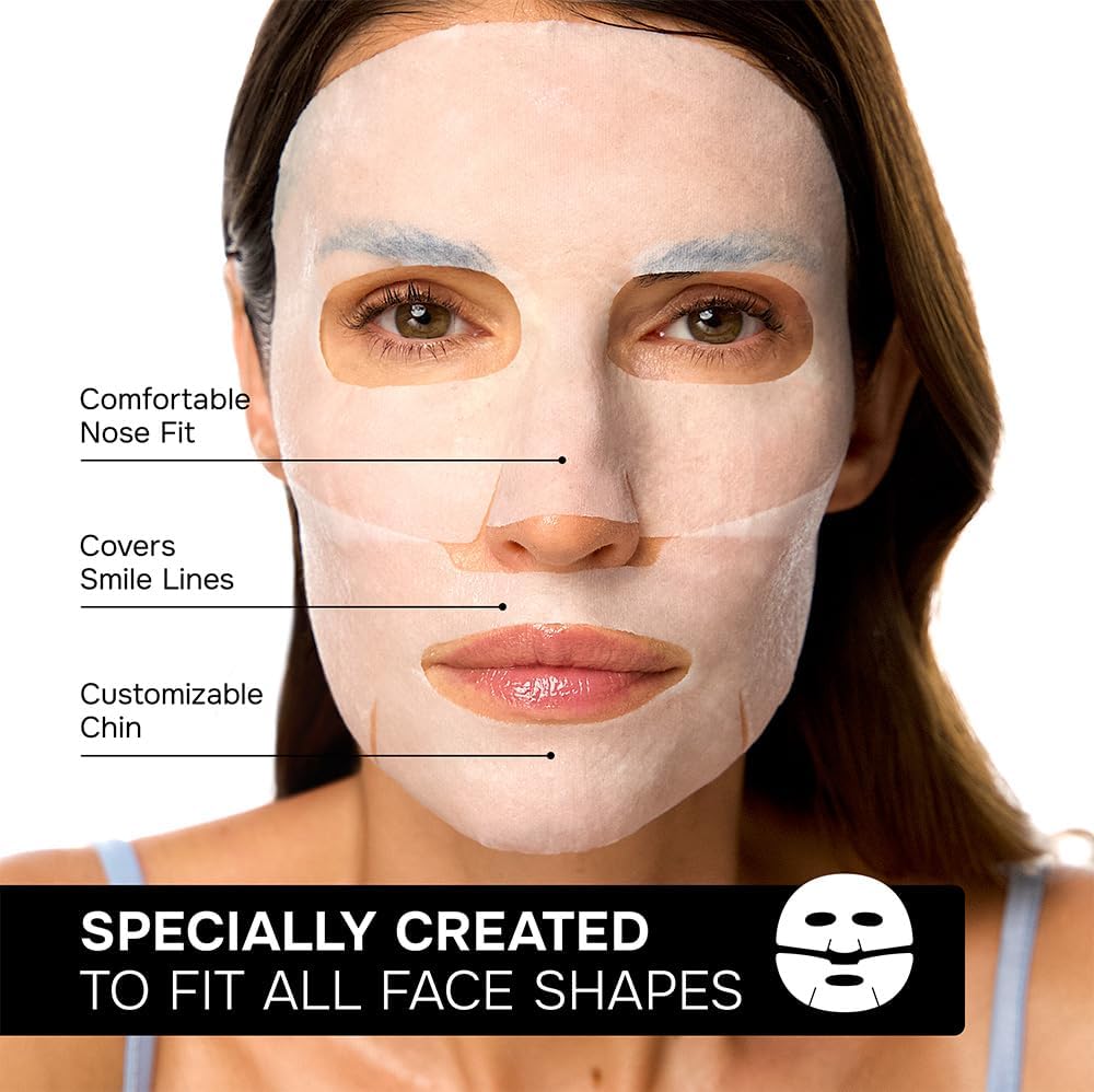 SimplyVital mascarilla puesta en modelo mostrando ajuste cómodo