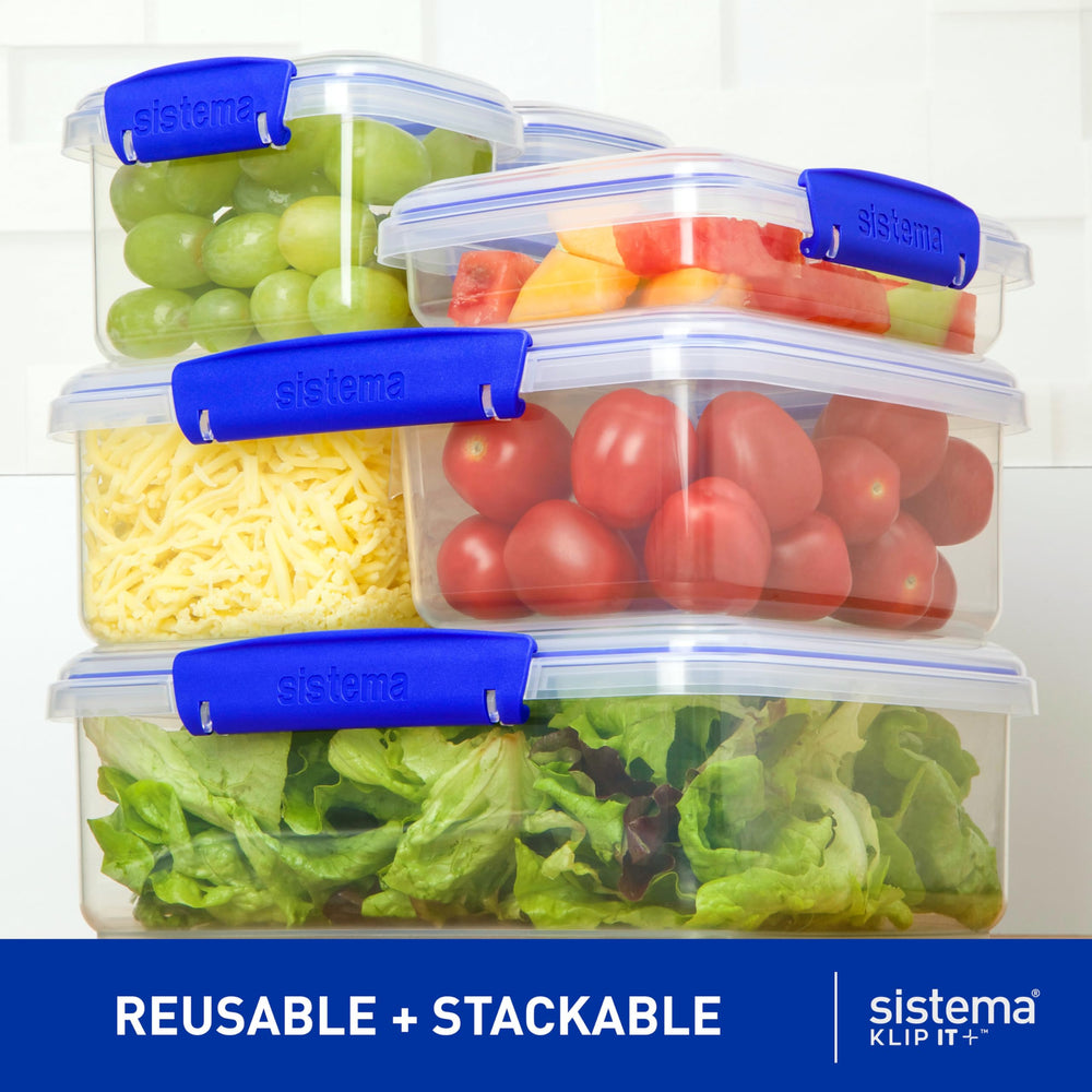 Sistema KLIP IT contenedor con verduras dentro mostrando almacenamiento refrigerado