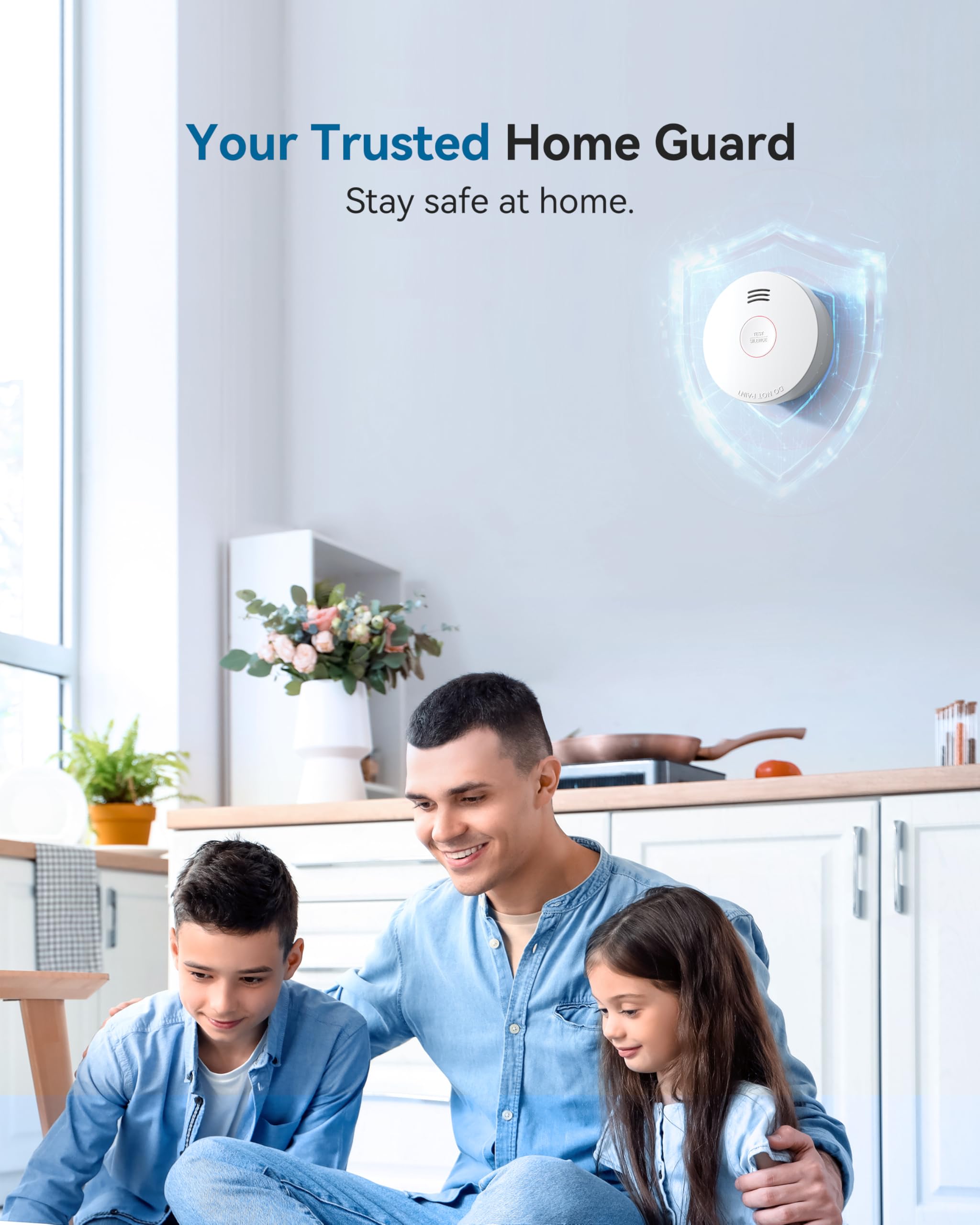 SITERWELL detector en cocina reduciendo falsas alarmas por vapor