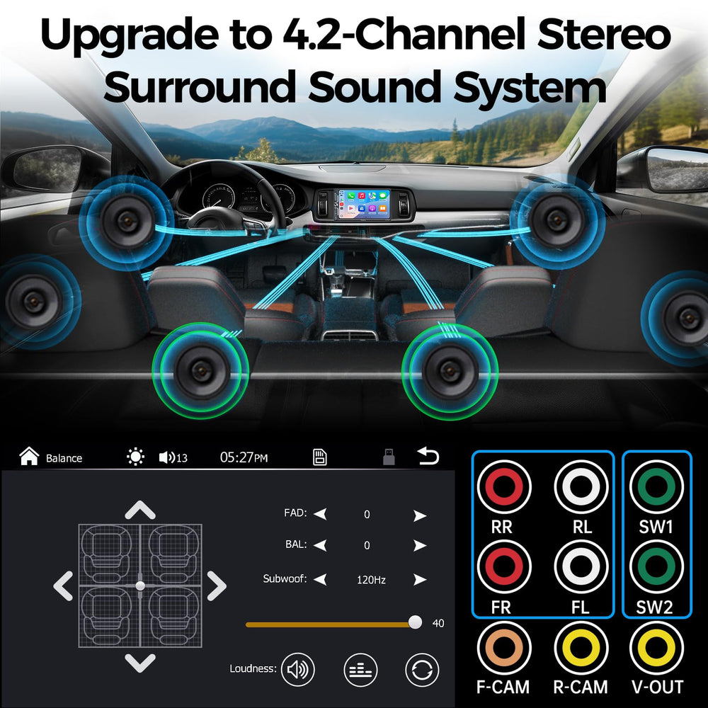 SJoyBring Android Auto conectado mostrando mapas y música