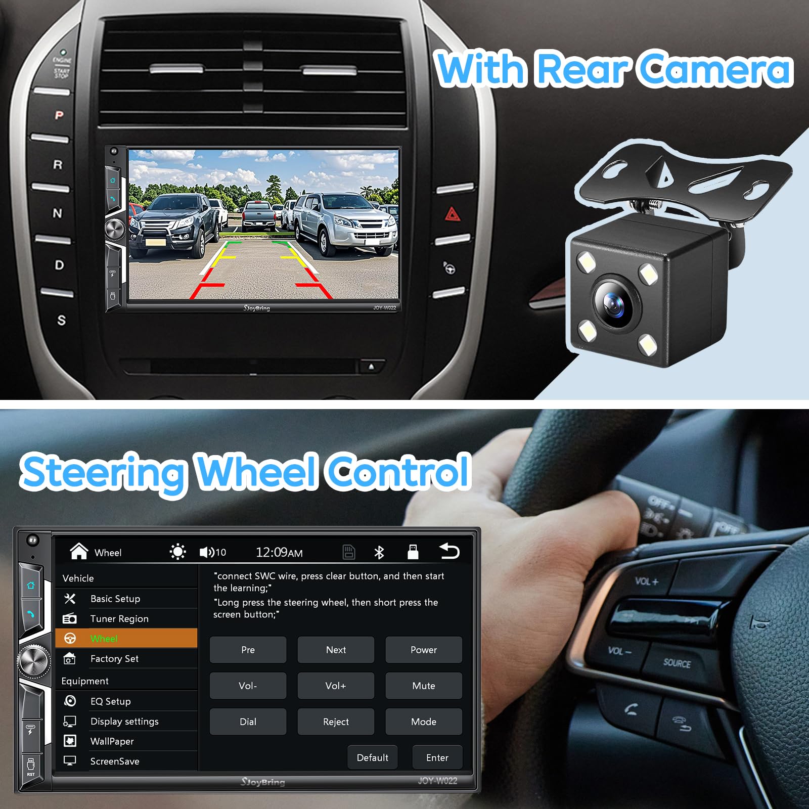 SJoyBring unidad instalada en coche mostrando ergonomía y uso
