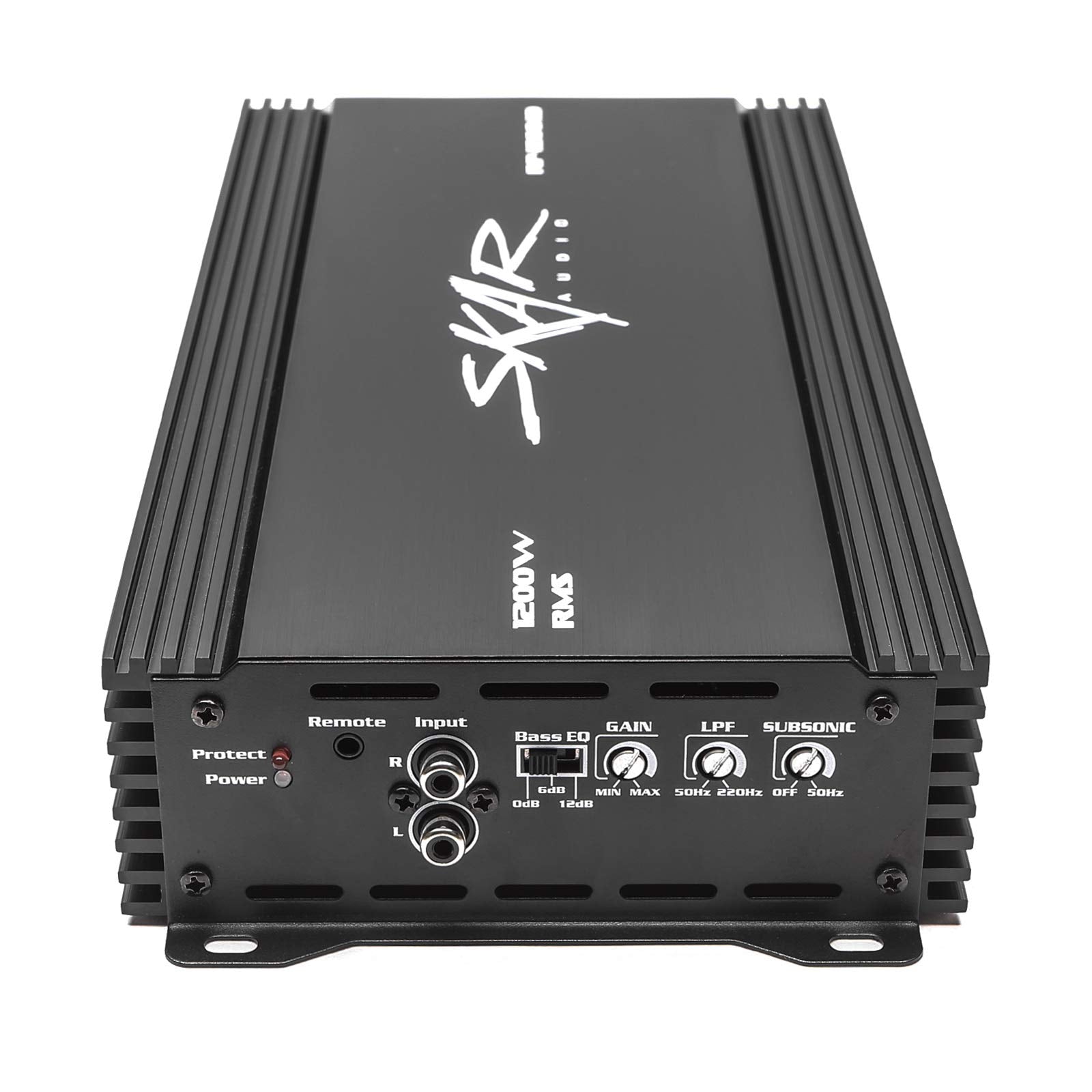 Skar Audio RP-1200.1D detalle del disipador para mayor fiabilidad térmica