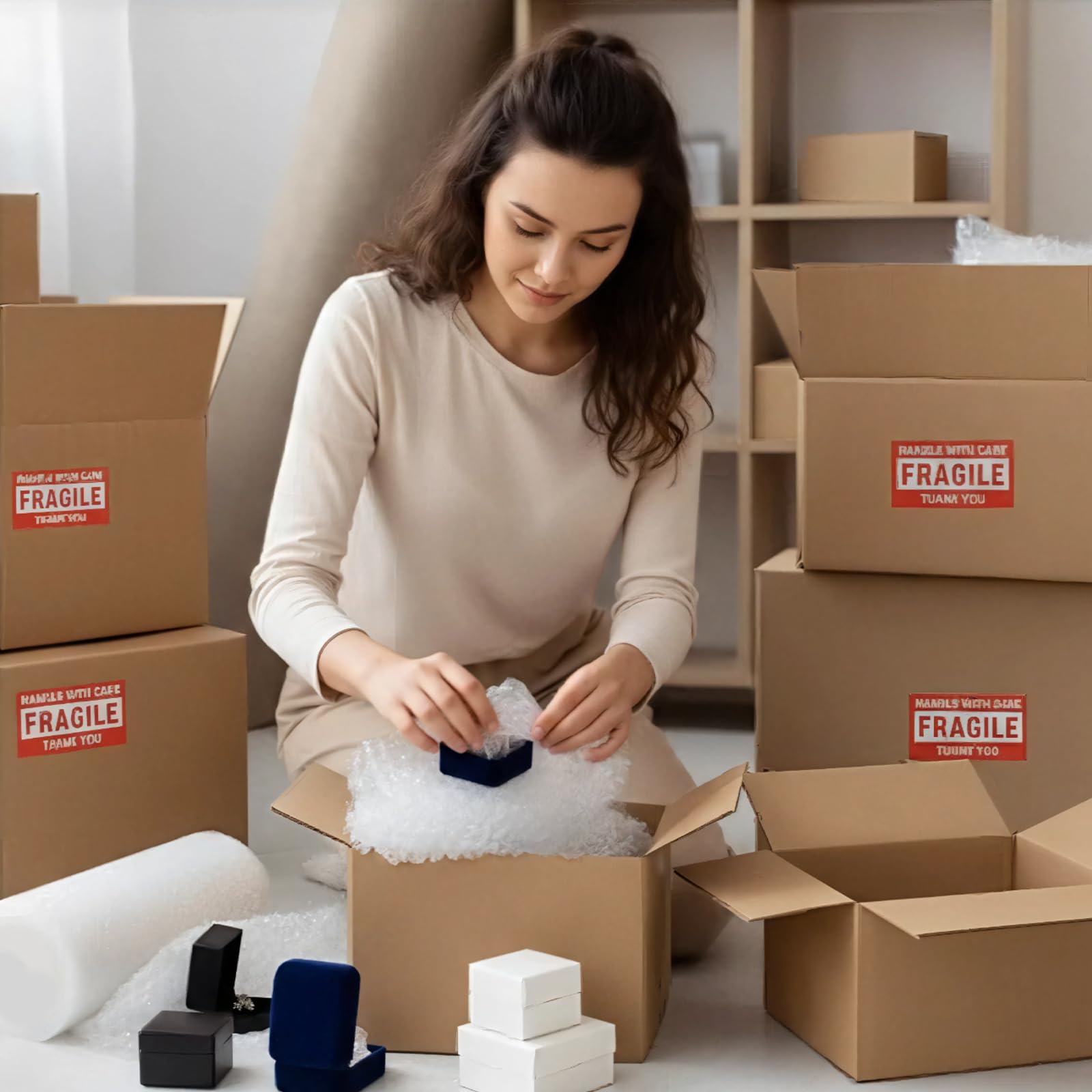 skardeco comparación de tamaño con regla y caja para escala
