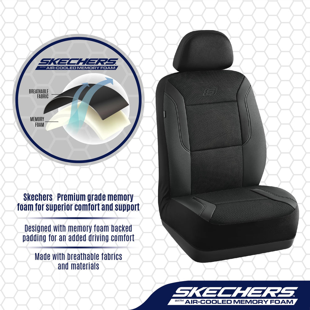 Skechers corte de memory foam mostrando acolchado y comodidad