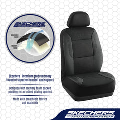 Skechers corte de memory foam mostrando acolchado y comodidad