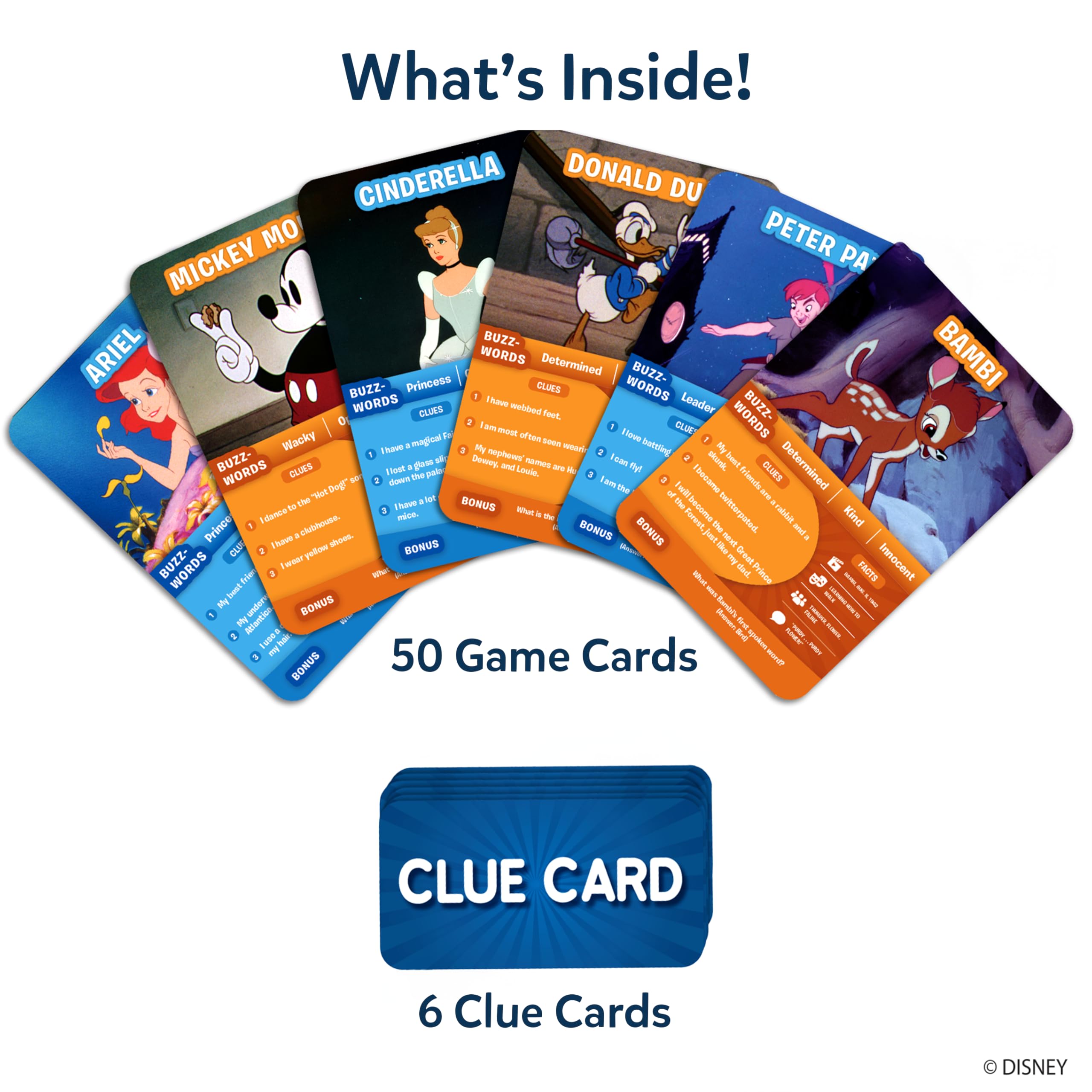 Skillmatics cartas de personaje desplegadas mostrando variedad Disney