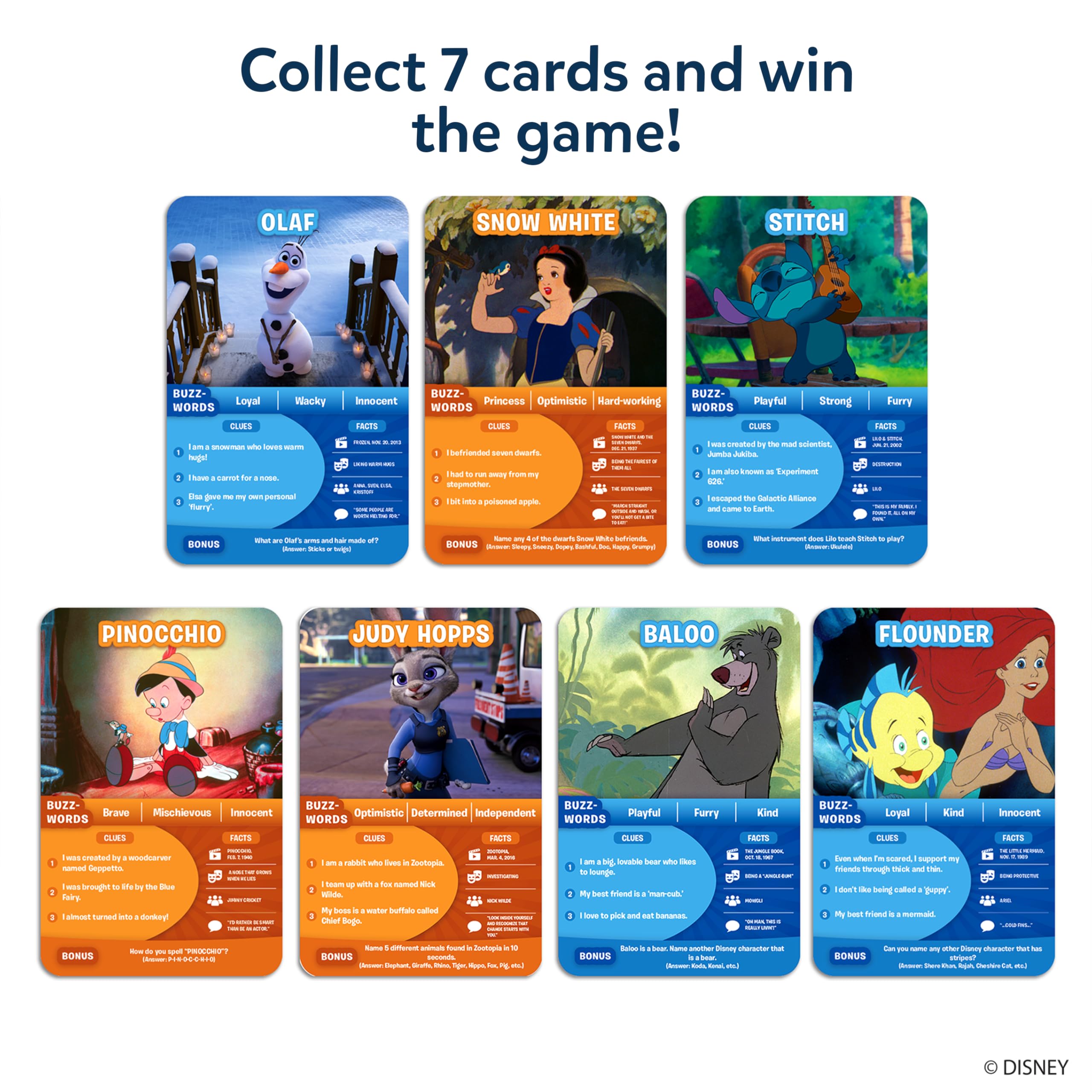 Skillmatics cartas de pista y manual, guían la estrategia de juego