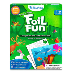 Skillmatics caja del kit abierto mostrando packaging y portabilidad